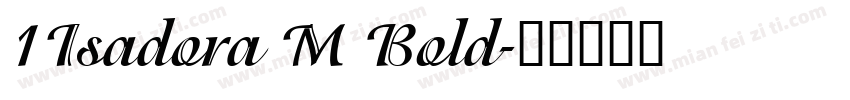 1Isadora M Bold字体转换